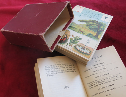 Very Rare Antique Deck – Grand Jeu de Mlle Lenormand - circa 1880–1890 – B.P. Grimaud