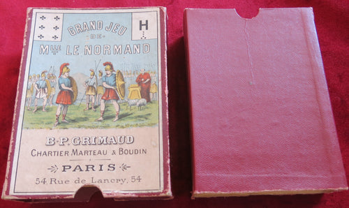 Very Rare Antique Deck – Grand Jeu de Mlle Lenormand - circa 1880–1890 – B.P. Grimaud