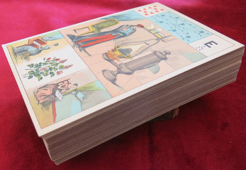 Very Rare Antique Deck – Grand Jeu de Mlle Lenormand - circa 1880–1890 – B.P. Grimaud