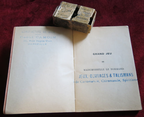 Very Rare Antique Deck – Grand Jeu de Mlle Lenormand - circa 1880–1890 – B.P. Grimaud