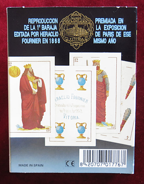 Baraja Española Siglo XIX – Reproduction du premier pont par Heraclio Fournier (1868) – vers les années 1980-1990
