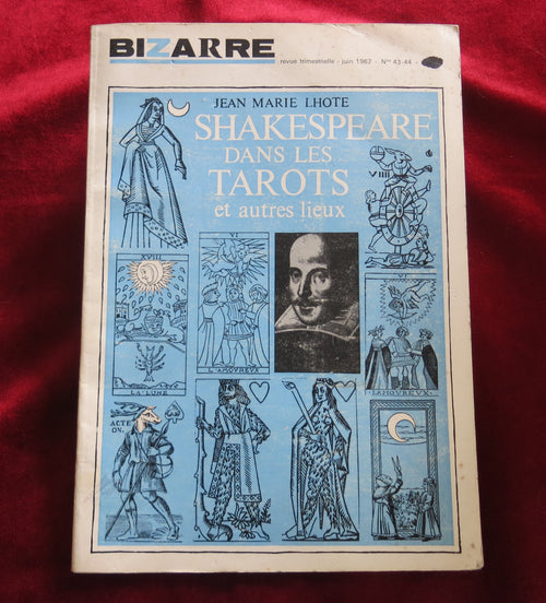 Shakespeare with Tarot cards 1967 - vintage French magasine