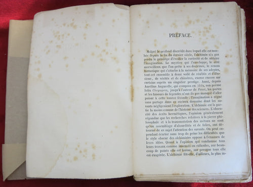 Alchimie 1856 : Essai historique et critique sur la philosophie hermétique