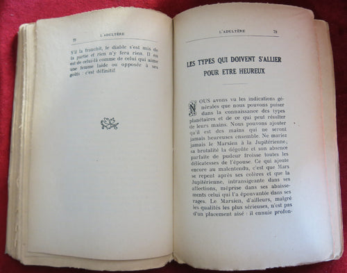 GEORGES MUCHERY - Palmistry 1930 - Rare Occult book