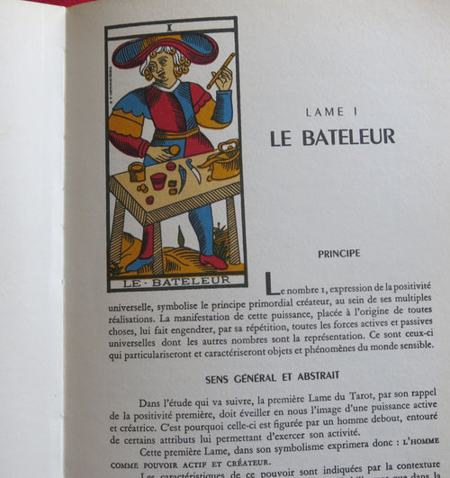 Book 1981 The Old Tarot of Marseille original Ed 1949, Paul Marteau