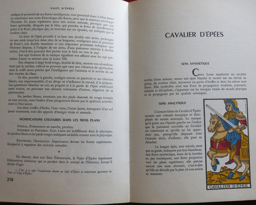 Book 1981 The Old Tarot of Marseille original Ed 1949, Paul Marteau