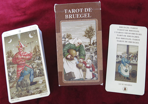 Le Tarot de Bruegel - Peintures de la vie paysanne Cartes - TRÈS RARE
