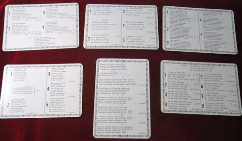 Jeu de Cartes Chansons à Boire 1970 - Vintage "Chansons à Boire" – JEU PUBLICITAIRE Carousel Wines