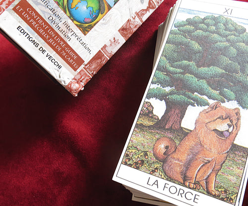 The Dog tarot 2002 - tarot with dogs - animal tarot cards