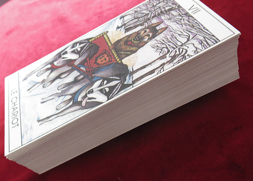 The Dog tarot 2002 - tarot with dogs - animal tarot cards