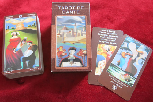 The Dante Tarot Deck 2001 + Guide - Rider-Waite Divine Comedy