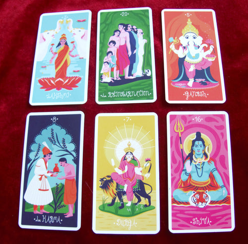 Tarot hindou - Tarot du magazine Elle - 22 Majeur - Tarot de la réincarnation
