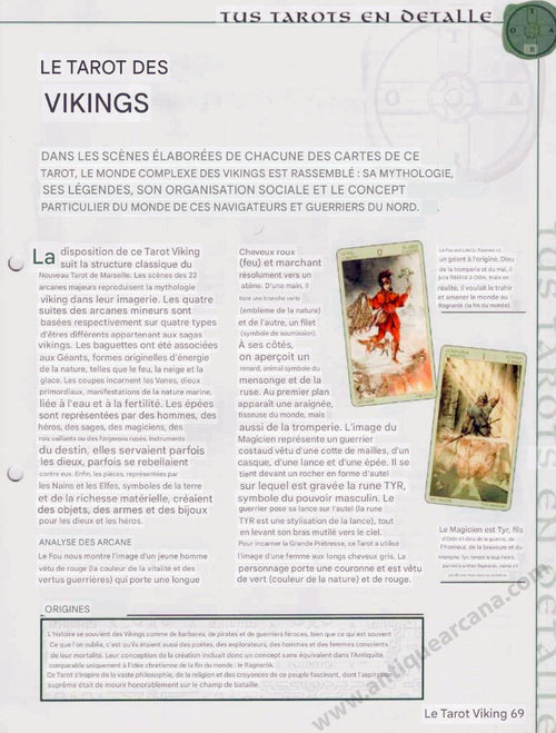 Vikings Tarot + Instructions - Norse mythology tarot