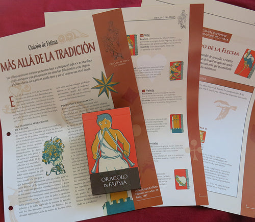 Oracle de Fatima + guide – Jeu de cartes à thème chrétien - Oracolo di Fatima