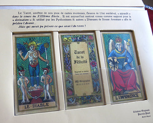 Le Tarot de la Félicité - Téléchargement de fichier - IMPRIMABLE - Jeu de cartes français TRÈS RARE de 1999