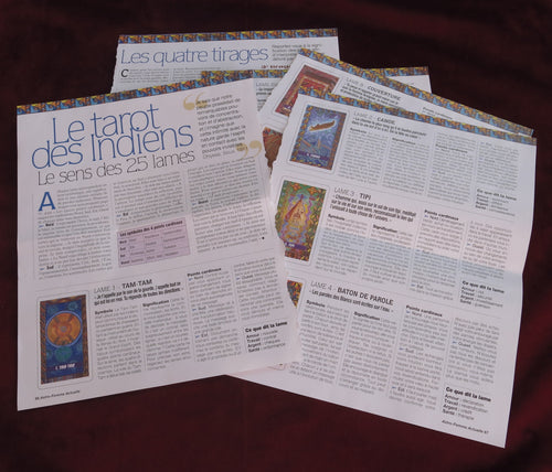 Le Tarot Amérindien - Tarot de poche Femme Actuelle - Divination Amérindienne