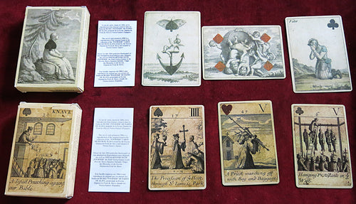 Musée Fournier 2004 : Lot de 4 répliques de jeux de cartes anciens