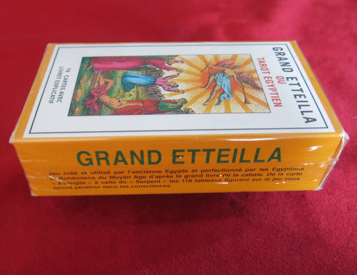 Grand Etteilla Tarot Égyptien – Grimaud années 1980 – Scellé – NOUVEAU & PAS FAUX !!!