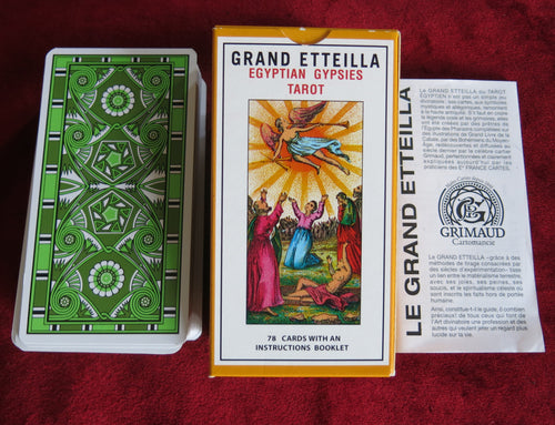 Grand Etteilla Tarot Égyptien – Grimaud années 1980 – Scellé – NOUVEAU & PAS FAUX !!!
