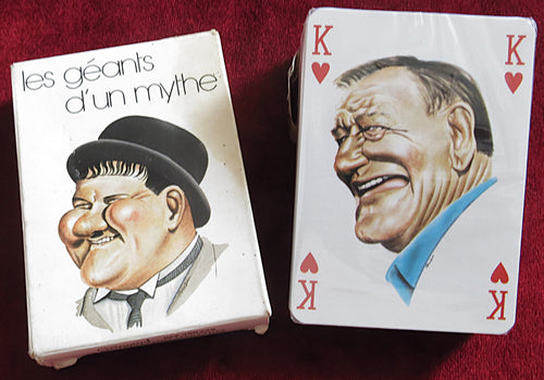 Les Géants d'un Mythe - Jeu de Cartes Hollywoodien Vintage 1983