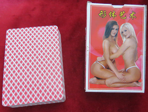 Jeu de cartes Poker Girls du casino de Hong Kong des années 80