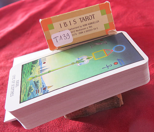 Le jeu de tarot IBIS - Vintage Rare 1991 - Tarot égyptien - Thot, Dieu de la Connaissance