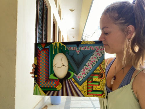 Œuvre d'art unique « LOVE » de Bö - 1 UNITÉ SEULEMENT !