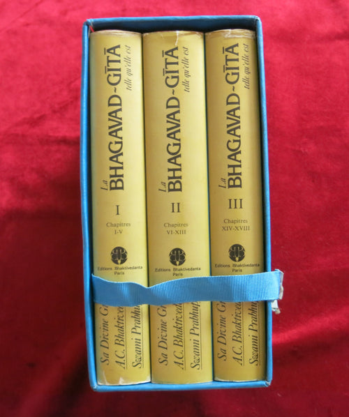 La Bhagavad-Gītā 1978 - Les grands classiques de l'Inde - Lire Srimad Bhagavatam Coffret 3 volumes