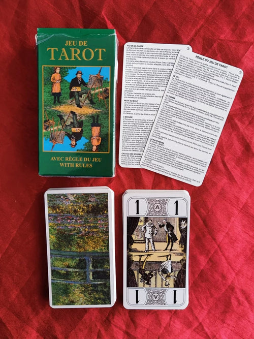 Tarot de Claude Monet : Nymphéas - Harmonie verte de Claude Monet - Dusserre années 80