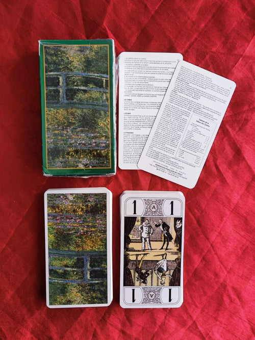 Tarot de Claude Monet : Nymphéas - Harmonie verte de Claude Monet - Dusserre années 80