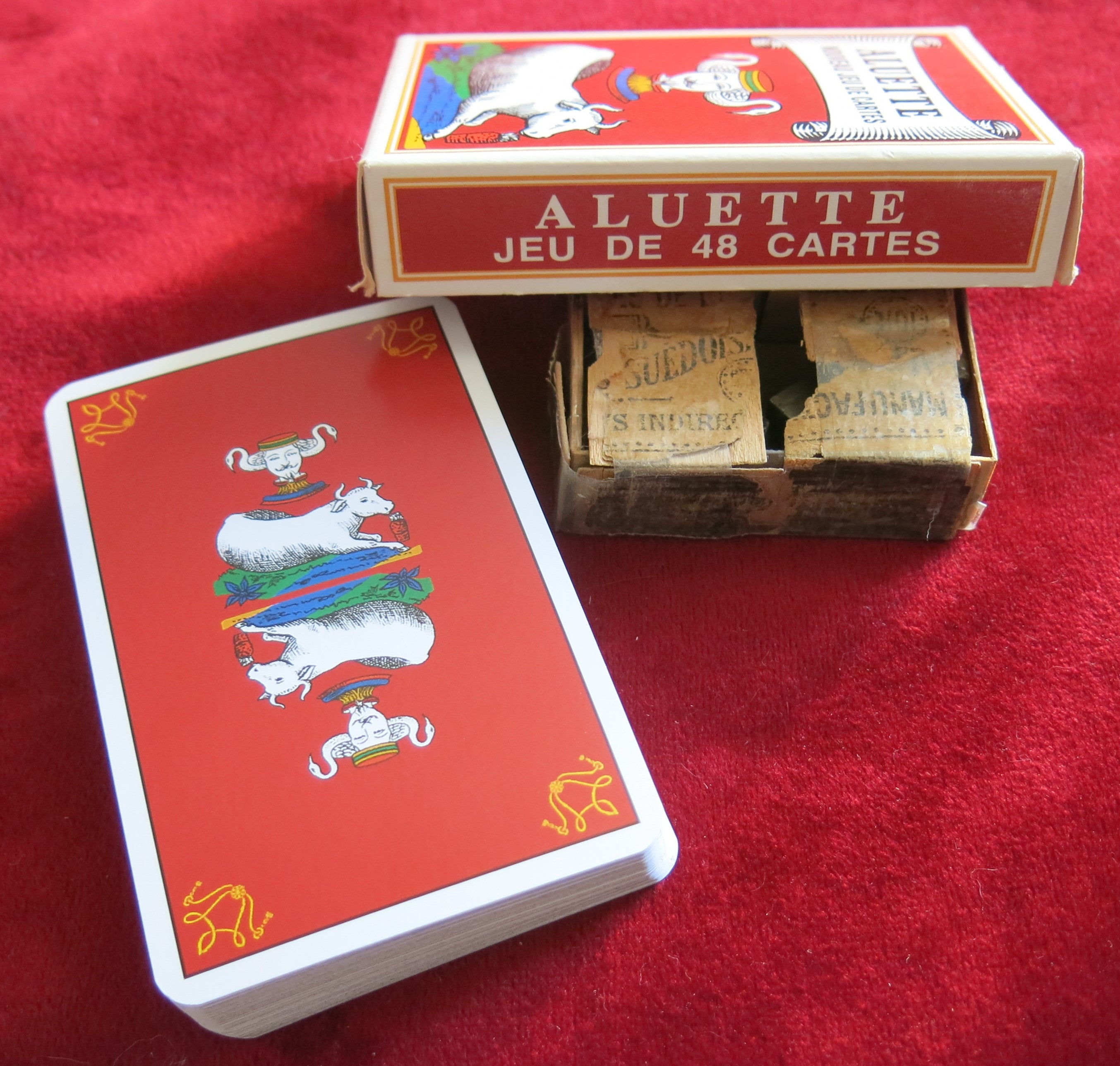 ANCIEN JEU D' Aluette Ou Jeu De La Vache B.p Grimaud ANCIEN JEU D' Aluette Ou Jeu De La Vache B.p Grimaud