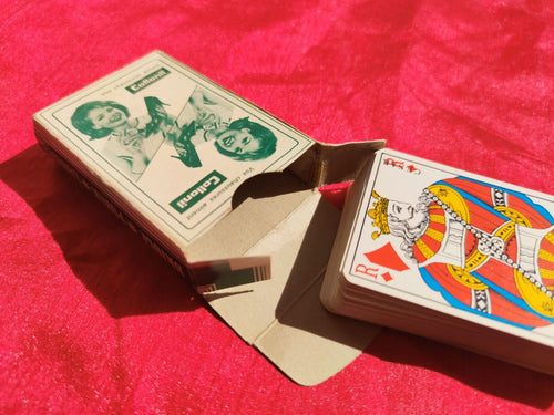 Ancienne publicité collector 54 cartes à jouer "Callonil"