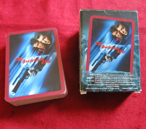 Cartes à jouer sur le thème de James Bond 2002