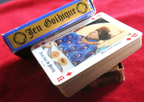 Jeu Gothique – Cartes à jouer médiévales françaises (Éditions Dusserre, Paris) – Exclusivité Air France