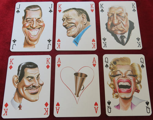 Les Géants d'un Mythe - Jeu de Cartes Hollywoodien Vintage 1983