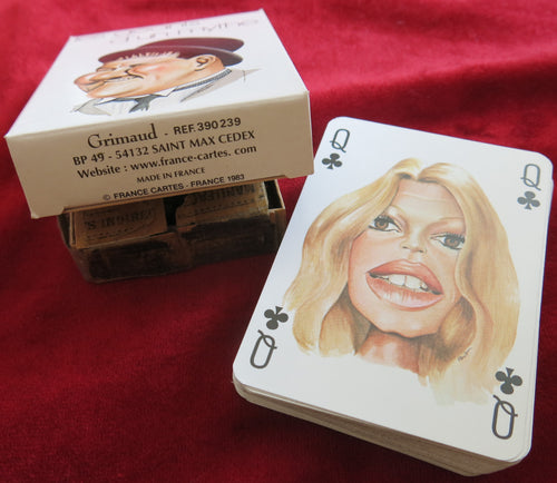 Les Géants d'un Mythe - Jeu de Cartes Hollywoodien Vintage 1983