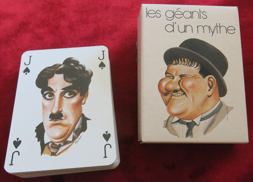 Les Géants d'un Mythe - Jeu de Cartes Hollywoodien Vintage 1983
