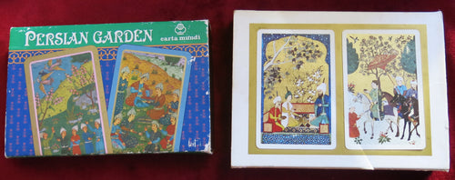Cartes à jouer Persian Garden et Fournier – 2 jeux de bridge vintage – Carta Mundi et Fournier
