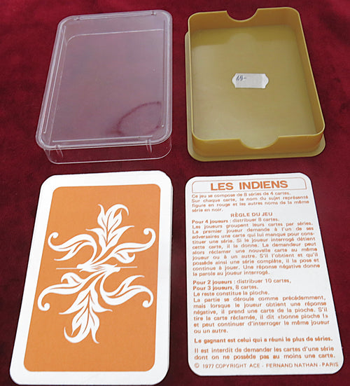 Les Indiens – Jeu de Familles (Nathan, 1977) – Jeu de cartes vintage