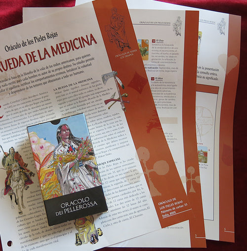 Native People Culture Deck + guide - The Oracolo dei Pellerossa - ENG, FR and SPAN PDF guide