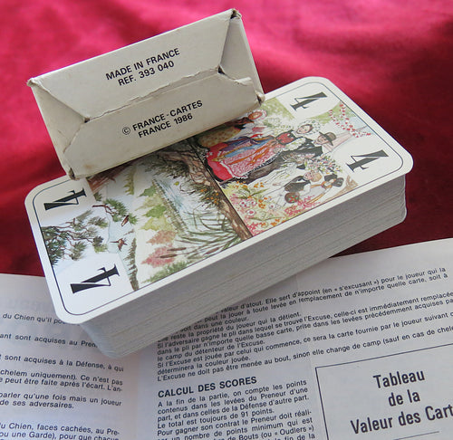 Tarot des Régions de France 1986 - Jeu de tarot vintage