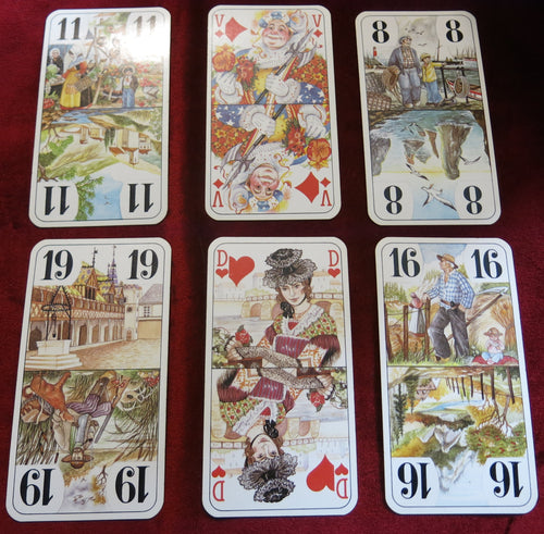 Tarot des Régions de France 1986 - Jeu de tarot vintage