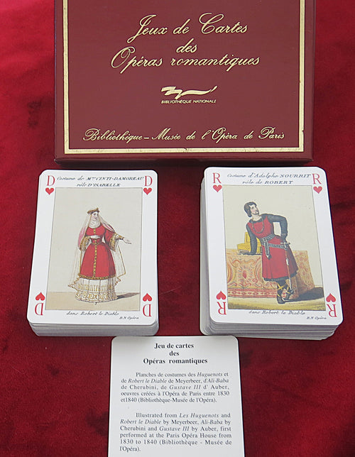 Jeu de cartes Opéras romantiques français - Double Deck Heron