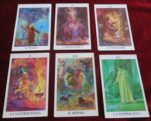 Le jeu du tarot romantique 1995 - Giorgio Trevisan