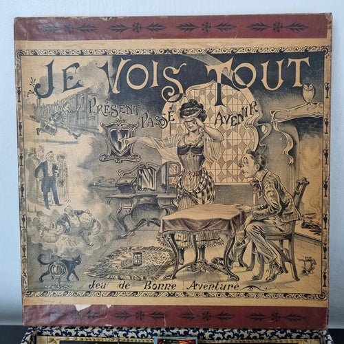Coffret Oracle Léon SAUSSINE XIXe siècle - "Je vois tout : Présent Passé Futur"