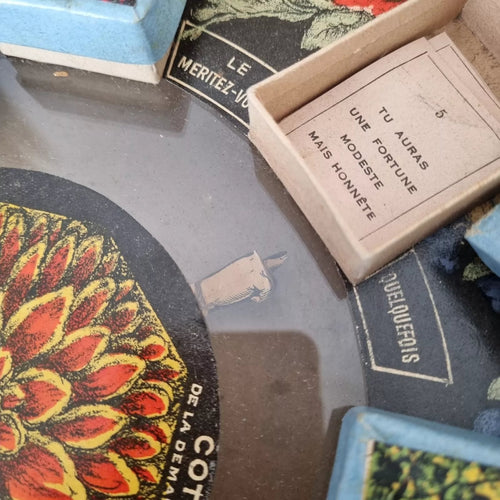 Coffret Oracle Léon SAUSSINE XIXe siècle - "Je vois tout : Présent Passé Futur"