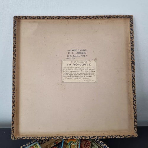 Coffret Oracle Léon SAUSSINE XIXe siècle - "Je vois tout : Présent Passé Futur"