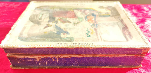 Coffret Oracle Léon SAUSSINE XIXe siècle - "L'Oiseu Bleu"