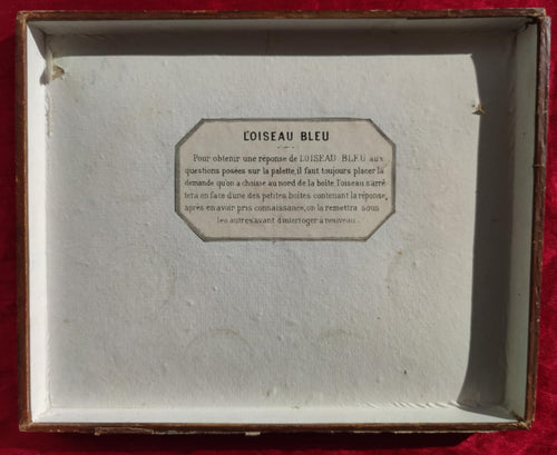 Coffret Oracle Léon SAUSSINE XIXe siècle - "L'Oiseu Bleu"
