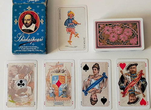 Cartes à jouer Shakespeare vintage (jeu scellé) – vers les années 1970-1980 Heraclio Fournier